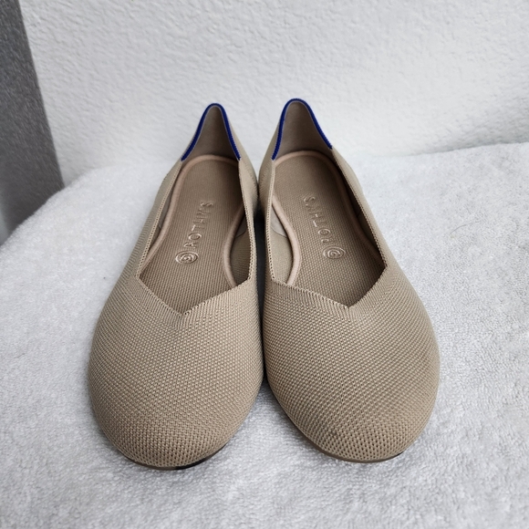 Roth'ys Round Toe Flats Ecru Women's Size 11.5 - Picture 3 of 11